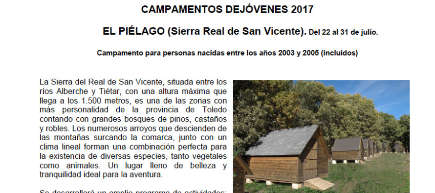 La pésima gestión del Alcalde provoca que a mediados de julio no sepamos que empresa organizará los campamentos de verano