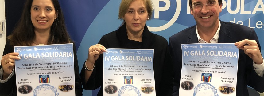 El Partido Popular presenta la IV Gala Solidaria de Navidad