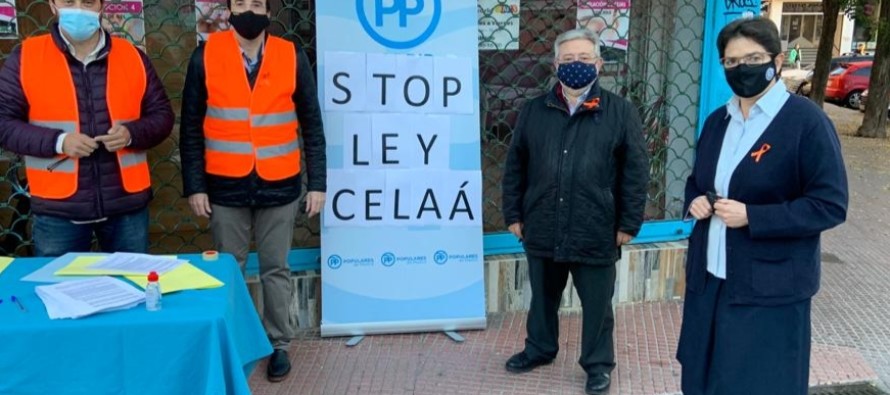 El PP de Leganés inicia una recogida de firmas en contra de la ley Celaá